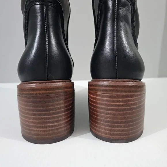 Vince Camuto Black Heeled Boots - Picture 8 of 14